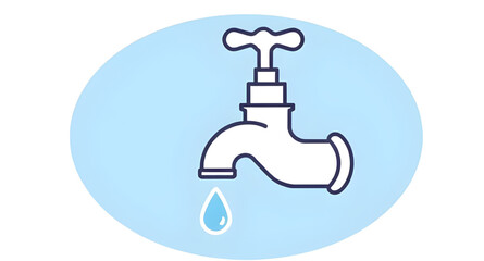 water tap symbol, faucet with water drop vector, cartoon tap isolated, water drop falling icon, cartoon faucet drawing, dripping faucet cartoon, water tap doodle, plumbing tap icon, clean water cartoo