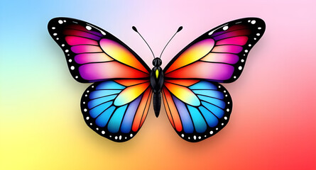colorful butterfly background, butterfly pattern, vibrant design, nature background, spring theme, flying butterflies, decorative wallpaper, floral background, bright colors, garden scene, insect illu