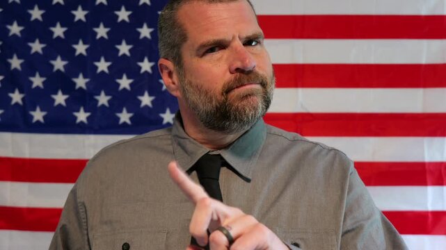 American Censorship Concept - Male Journalist or Politician - See no evil, Speak no evil, Hear no evil idea - Distracted Citizens