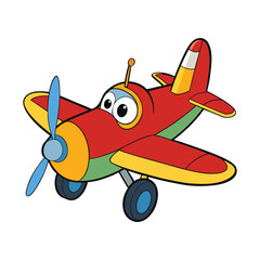A playful toy plane with bright colors and smooth design, sparking imagination and adventure as kids pretend to fly high in the sky with endless fun. ✈️
