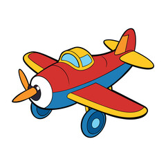 A playful toy plane with bright colors and smooth design, sparking imagination and adventure as kids pretend to fly high in the sky with endless fun. ✈️

