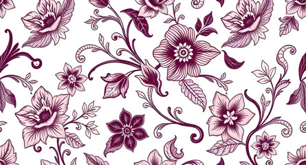 Decorative botanical fabric, Luxury floral pattern, Colorful flower background, Seamless blossom vector, Ornamental floral print, Stylish textile pattern, Vintage floral artwork, Botanical fabric text