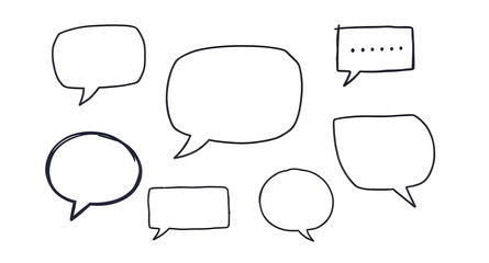 Bubble talk illustration, Comic balloon art, Quote cloud vector, Speech bubble drawing, Chat design element, Message bubble isolated, Flat speech bubble, Minimal chat icon, Modern speech balloon, Bubb