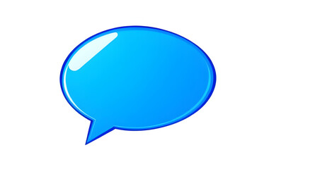 blue speech bubble