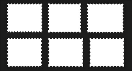 stamp design set, old stamp frame, classic postage stamp, postal frame border, stamp edge design, rectangular stamp border, square stamp frame, round stamp border, stamp perforation border, stamp bord
