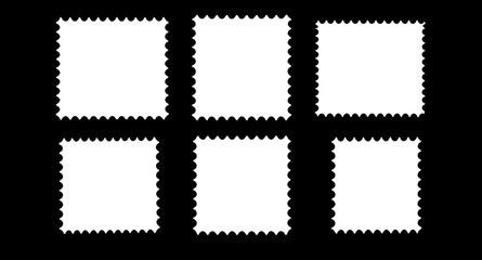 stamp border vector, perforated border, stamp outline, stamp design set, old stamp frame, classic postage stamp, postal frame border, stamp edge design, rectangular stamp border, square stamp frame, r