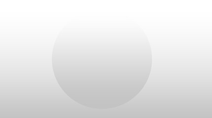 Abstract White Circle on a Subtle Gray Background with Black Top Border