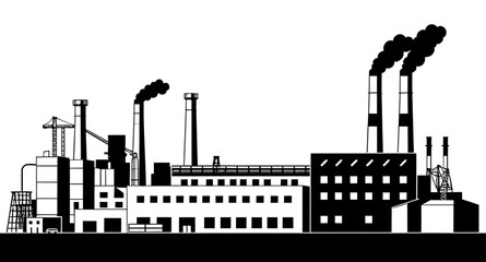 cartoon factory, factory sketch, industry vector, factory silhouette, warehouse vector, production plant illustration, factory design, industrial site vector, factory clipart, energy plant drawing, ma
