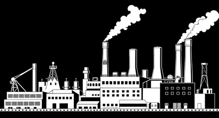 industrial building vector, manufacturing plant illustration, factory drawing, power plant vector, factory icon, cartoon factory, factory sketch, industry vector, factory silhouette, warehouse vector,