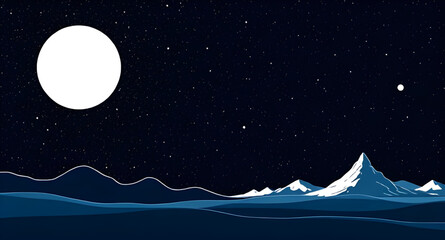 night wallpaper cartoon, cartoon sky art, evening sky with moon, cartoon outer space background, sleepy night cartoon, dreamy stars illustration, calm night cartoon, mystical night sky, dark sky with 