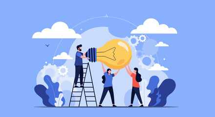 Teamwork and Collaboration for Innovation and Bright Ideas.