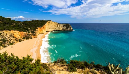 Beautiful Tropical Beach Landscape.