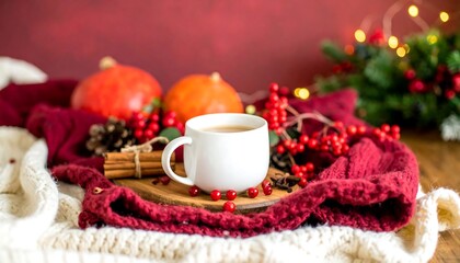 Autumnal Coffee and Cozy Comfort.