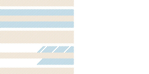 Fototapeta premium Seamless check background of vector pattern fabric with a plaid texture tartan textile. Set in earth colors for festive season decorations.
