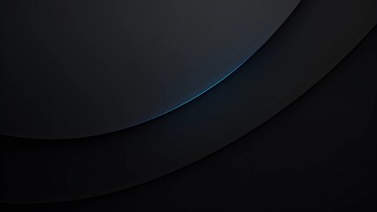 Minimal Dark Wallpaper with Matte Black, Grey, and Blue Accents