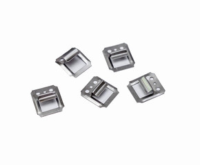 metal brackets clamps cleats for fastening panels