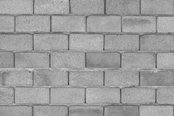 Seamless background texture of gray wall. Square photo pattern