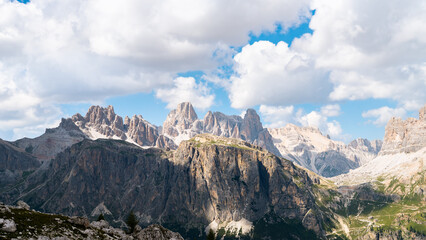 Cinque Torri Scenery, Dolomites Italy