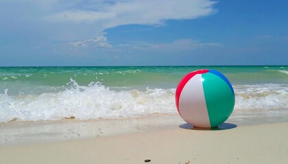 Beach Day Fun with a Ball.