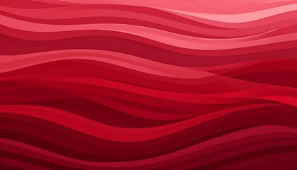 Abstract red wavy background