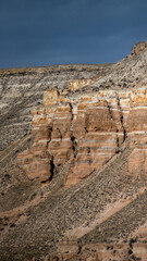 Views of cappadocia with rocks and valleys