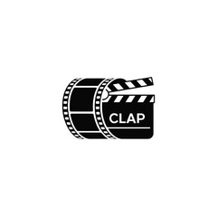 Naklejka premium Professional Film Strip with Play Button for Creative Projects
