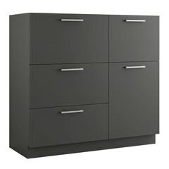  cabinet isolated on white background