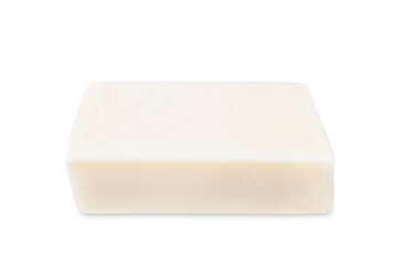 Mozzarella cheese on a white isolated background