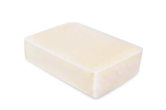 Mozzarella cheese on a white isolated background