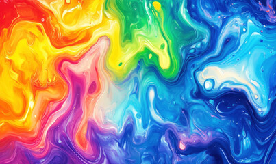 Colorful abstract swirl pattern with vibrant hues and fluid shapes, high quality image