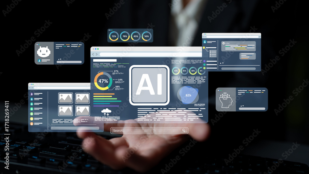 Poster ai assistant with llm, big data, machine learning, and generative ai powers prompt engineering and s