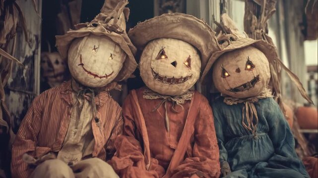  A Spooky Halloween Night on the Porch.
