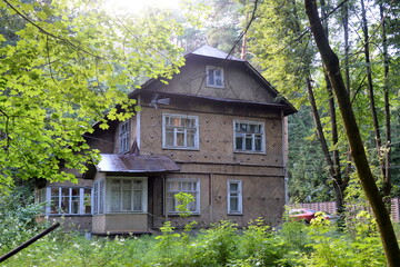 The house of the famous writer Valentin Kataev in Peredelkino. Moscow