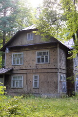 The house of the famous writer Valentin Kataev in Peredelkino. Moscow