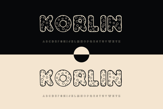 Korlin brand name with abstract design elements and logo