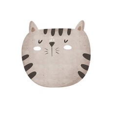 Cartoon cat. Colorful illustration, flat style. design for cards, print, poster	
