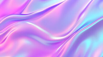 Fototapeta premium A vibrant abstract design displays flowing, iridescent colors.