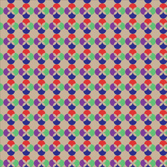 seamless geometric pattern with triangles