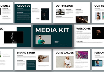 Media Kit Presentation Template Design