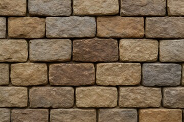 Obraz premium Close-up detail of stone wall in water well construction