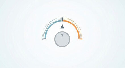 Circular control knob graphic design