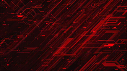 Red Abstract Technology Background: A striking abstract background with a futuristic tech theme, featuring a blend of red and black. The design evokes a sense of power, speed, and innovation, making