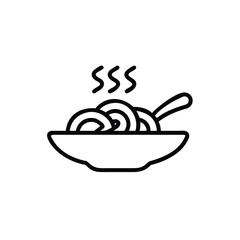 vector illustration of a plate with food