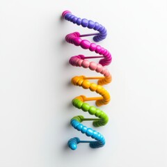 Colorful Spiral Structure with Smooth Curves and Vibrant Gradients