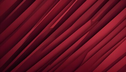 Abstract red geometric background with diagonal lines and shadows.