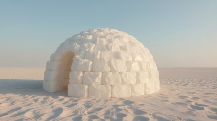 snow igloo, salt igloo