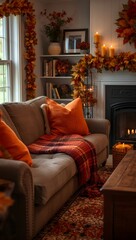 autumn decor in the interior