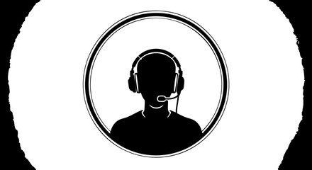 Professional customer service agent ready to assist with headset offering support in a modern contact center environment