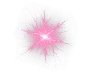 A sudden eruption of charged brilliance radiates from a single center sending countless veins of force in every direction as if the air itself fractures under the weight of raw intensity