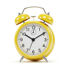 alarm clock isolated on white